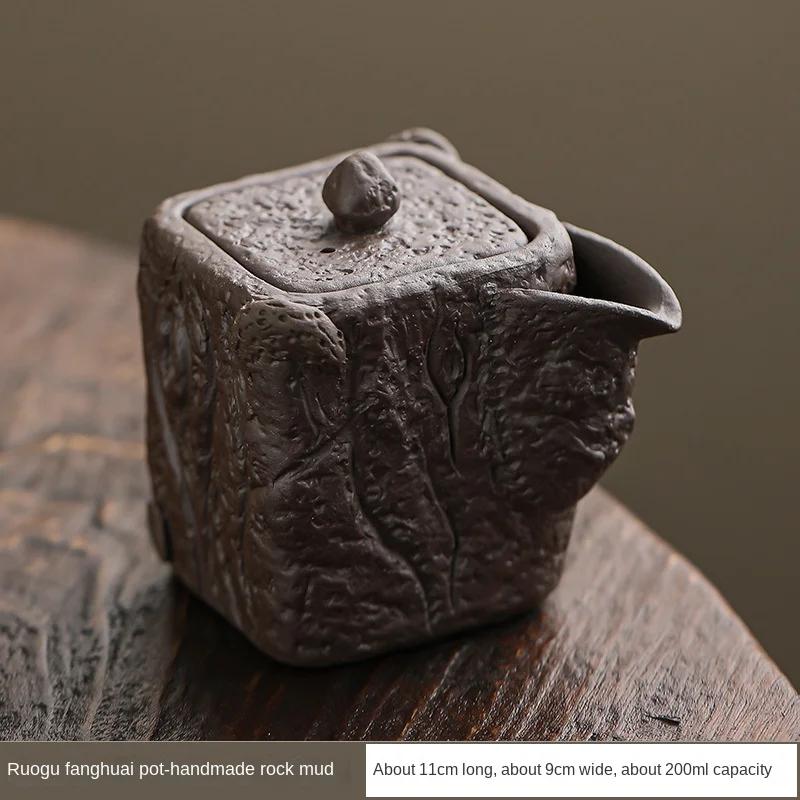 Fang Huai Pot Japanese Ancient Morning Roast Handmade Aquarius Pot Small Single Pot Stoneware Kung Fu Tea Teaware Teapot Kettle
Fang Huai Pot Japanese Ancient Morning Roast Handmade Aquarius Pot Small Single Pot Stoneware Kung Fu Tea Teaware Teapot Kettle