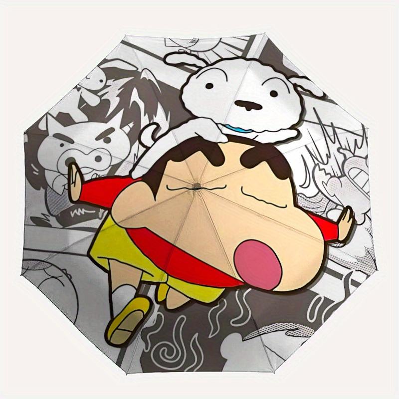 1pc Crayon Shin-chan Automatic Open/close Folding Portable Cute Outdoor Umbrella with 8-Ribs Structure for Women/Men, All-Season Use a0901092
1pc Crayon Shin-chan Automatic Open/close Folding Portable Cute Outdoor Umbrella with 8-Ribs Structure for Women/Men, All-Season Use a0901092