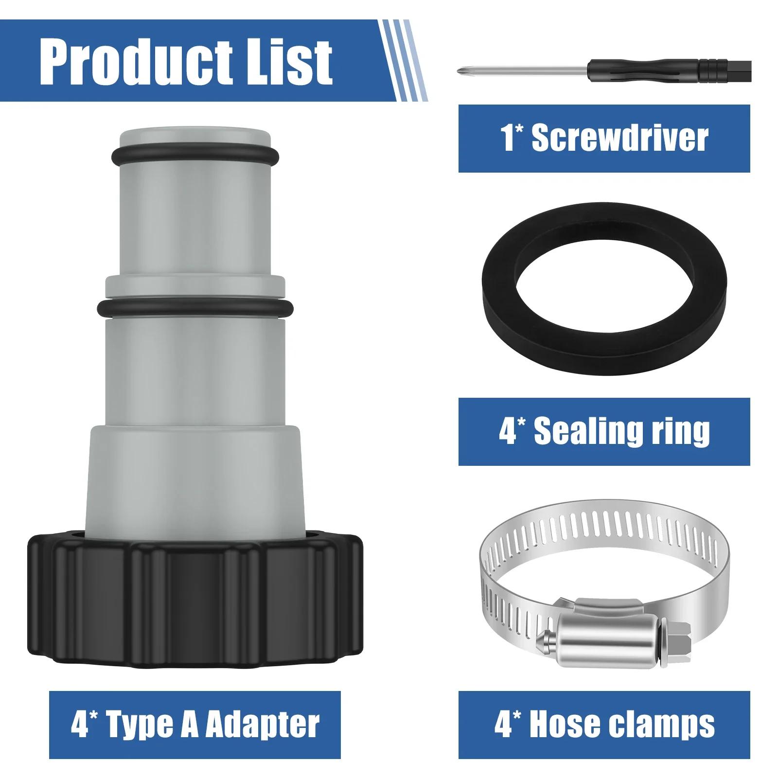 Переходник для шланга бассейна 4,3 дюйма Соединитель для преобразования шланга насоса бассейна Запасные аксессуары для шлангов Подходит для Intex Подходит для резьбы ARU
Переходник для шланга бассейна 4,3 дюйма Соединитель для преобразования шланга насоса бассейна Запасные аксессуары для шлангов Подходит для Intex Подходит для резьбы ARU