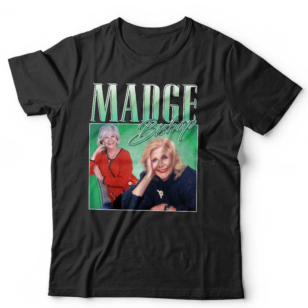 Madge Bishop Tshirt Appreciation Unisex Neighbours Throwback Homage Funny 90s L
Madge Bishop Tshirt Appreciation Unisex Neighbours Throwback Homage Funny 90s L