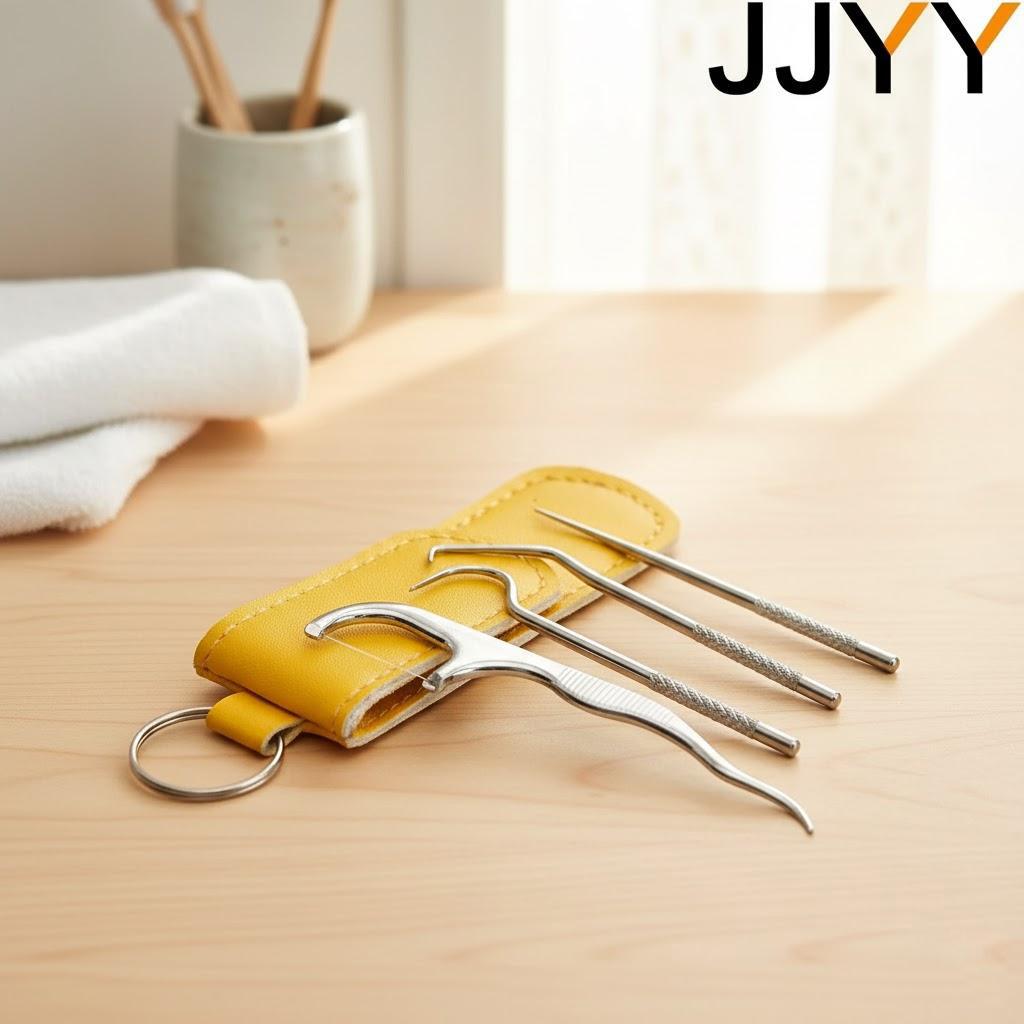 Portable Titanium Toothpick Set 4Pcs Oral Care Metal Leather Stand for Outdoor Picnic Camping Hiking Tools жовтий
Portable Titanium Toothpick Set 4Pcs Oral Care Metal Leather Stand for Outdoor Picnic Camping Hiking Tools жовтий