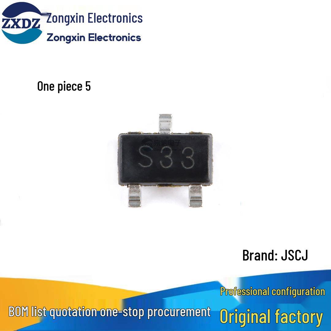 Genuine CJK2333 S33 SOT-23-3L 12V 6A P-Channel MOSFET Transistor, Pack of 5
Genuine CJK2333 S33 SOT-23-3L 12V 6A P-Channel MOSFET Transistor, Pack of 5