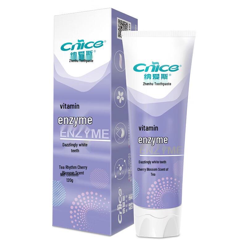 Naice Zunhu Tea & Cherry Blossom Whitening Toothpaste
Naice Zunhu Tea & Cherry Blossom Whitening Toothpaste