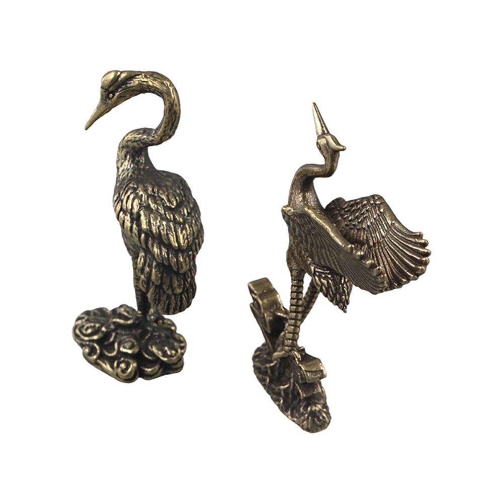 Pure Brass Red-crowned Crane Sculpture Cultural Toys Brass Miniatures Crane Figurines Handle Decor 1
Pure Brass Red-crowned Crane Sculpture Cultural Toys Brass Miniatures Crane Figurines Handle Decor 1