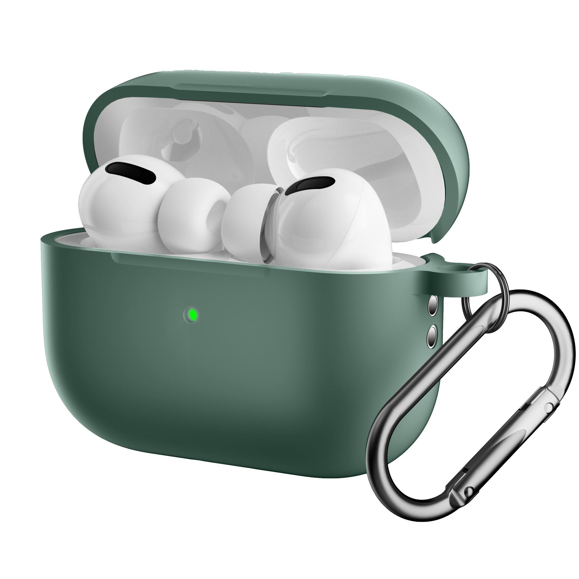 Чехол для AirPods Pro 2-го / 1-го поколения с брелоком Полностью защищенный силиконовый чехол-аксессуар Видимый светодиодный индикатор оливковый
Чехол для AirPods Pro 2-го / 1-го поколения с брелоком Полностью защищенный силиконовый чехол-аксессуар Видимый светодиодный индикатор оливковый