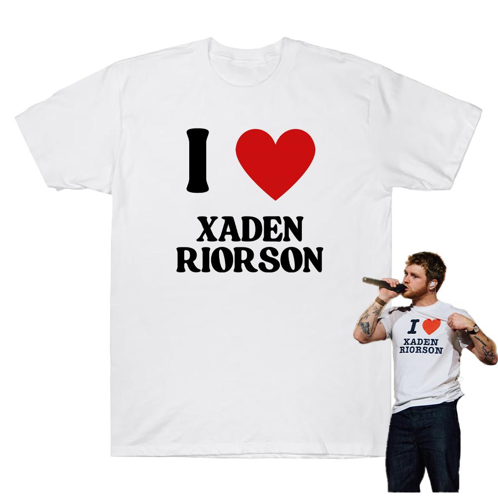 I Love Xaden Riorson Cotton Tees Alex Warren Same Style Peripheral T-shirt Simple Letter Print T Shirt Women Men Casual Top M білий
I Love Xaden Riorson Cotton Tees Alex Warren Same Style Peripheral T-shirt Simple Letter Print T Shirt Women Men Casual Top M білий