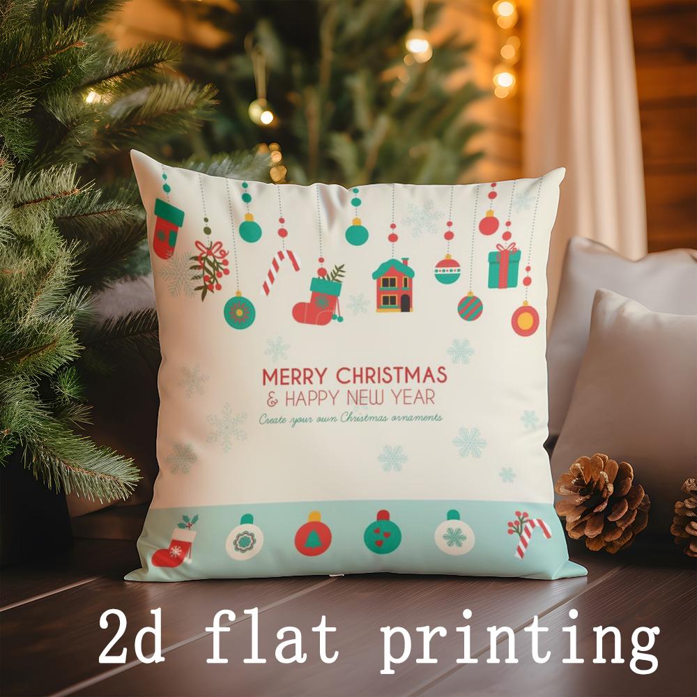 Home Decor Christmas Themed Funky Printed Pillow Covers Pattern Cushion Cover Suitable for Sofa Bedroom Car Pillow Cover 40x40cm
Home Decor Christmas Themed Funky Printed Pillow Covers Pattern Cushion Cover Suitable for Sofa Bedroom Car Pillow Cover 40x40cm