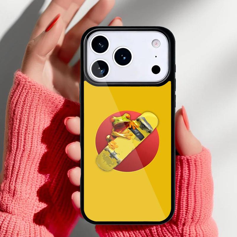 Frog Skateboard Cute Kawaii Phone Case for iPhone 17 16 15 14 13 Pro Max Back Cover for 12 11 Pro Coque iPhone 15
Frog Skateboard Cute Kawaii Phone Case for iPhone 17 16 15 14 13 Pro Max Back Cover for 12 11 Pro Coque iPhone 15