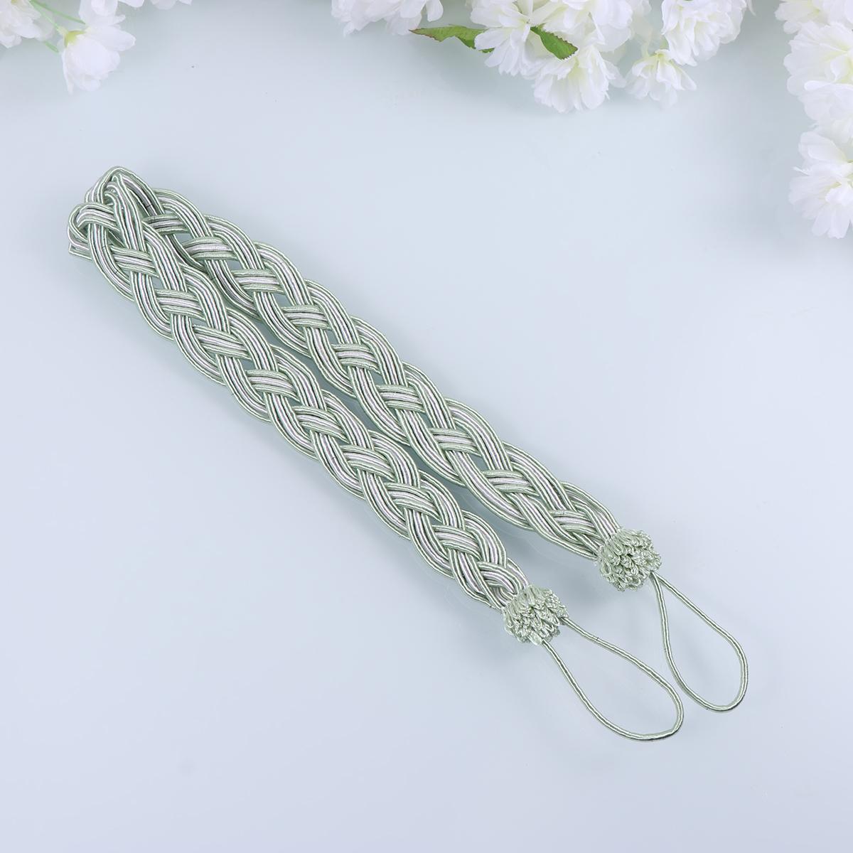 2 Pcs Super Polyester Curtain Tiebacks Woven Design Thick Holdback Rope Decorative Drapery Strap Balcony Buckle Home светло-зеленый
2 Pcs Super Polyester Curtain Tiebacks Woven Design Thick Holdback Rope Decorative Drapery Strap Balcony Buckle Home светло-зеленый