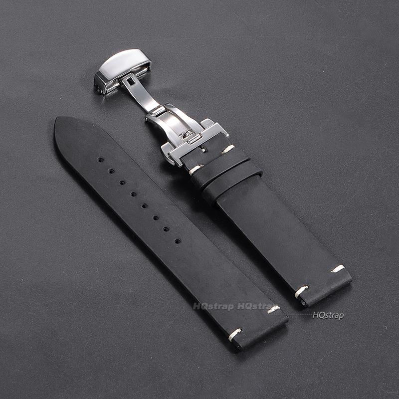Calfskin Leather Watchbands Butterfly Buckle High Quality 18mm 20mm 22mm 24mm 21mm Vintage Stitching Wristwatch Strap for Seiko 18mm
Calfskin Leather Watchbands Butterfly Buckle High Quality 18mm 20mm 22mm 24mm 21mm Vintage Stitching Wristwatch Strap for Seiko 18mm