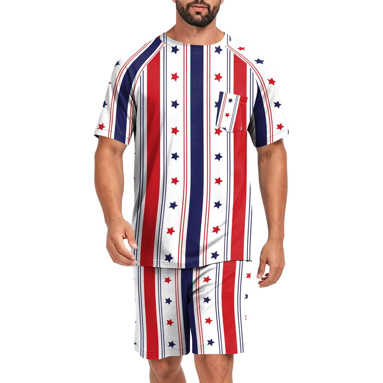 Men s Two Piece Sleepwear Set Short Sleeve Top and Shorts Lightweight Comfortable Soft Fabric Lounge Pajama Set for Summer Homewear S белый
Men s Two Piece Sleepwear Set Short Sleeve Top and Shorts Lightweight Comfortable Soft Fabric Lounge Pajama Set for Summer Homewear S белый