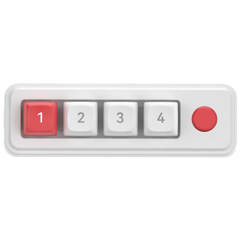 MKESPN 4-Key Wired Gaming Mechanical Mini Keyboard with Knob
MKESPN 4-Key Wired Gaming Mechanical Mini Keyboard with Knob