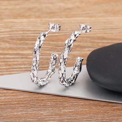 Nidin Fashion Gold/Sliver Color C Shape Creative Design Earrings for Woman Retro Punk Hip Hop Metal Irregular Ear Jewelry Gift срібний
Nidin Fashion Gold/Sliver Color C Shape Creative Design Earrings for Woman Retro Punk Hip Hop Metal Irregular Ear Jewelry Gift срібний