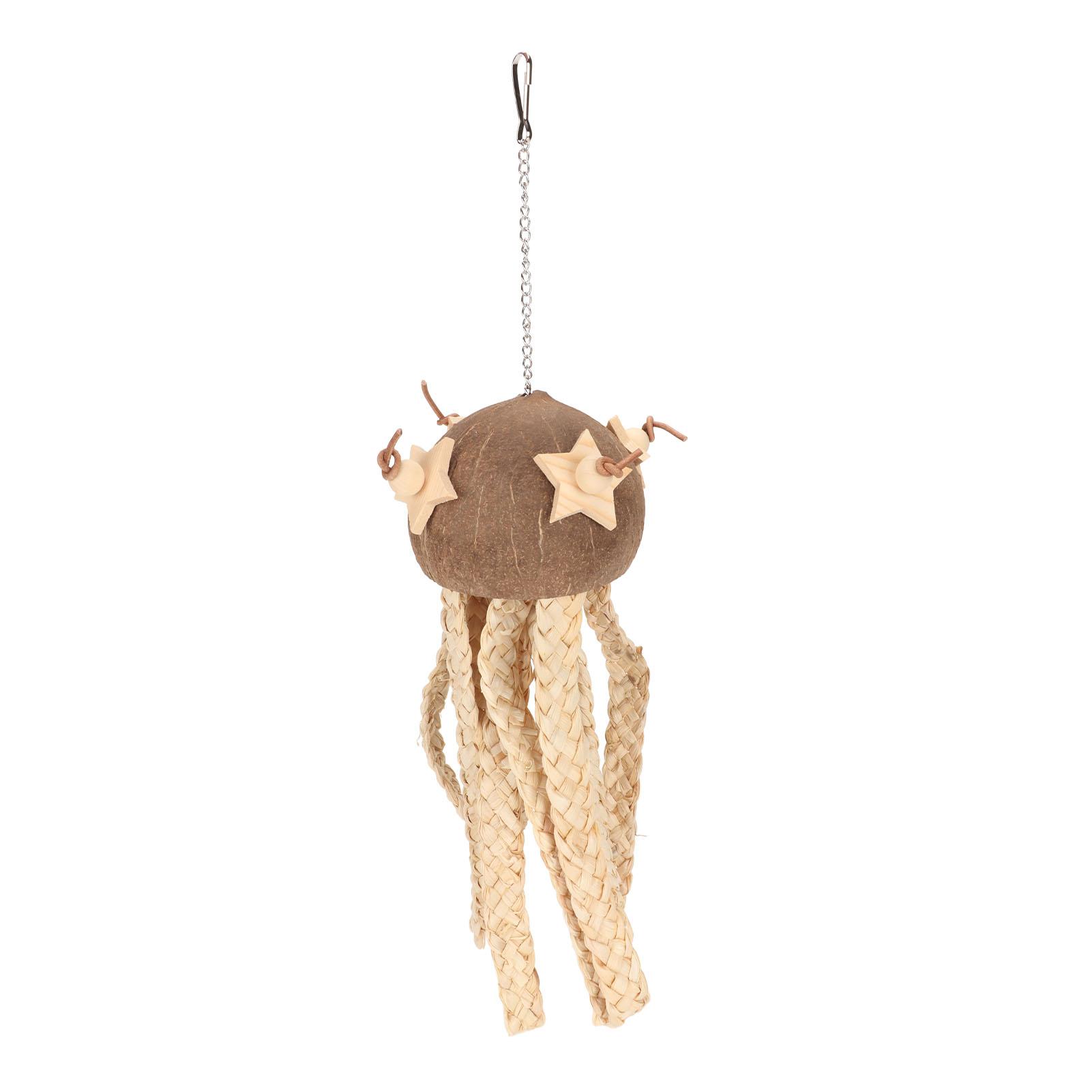 Coconut Shell Shredding Parrot Toy Safe Chewing Bird Shredding Toys for Bird Cage Hanging
Coconut Shell Shredding Parrot Toy Safe Chewing Bird Shredding Toys for Bird Cage Hanging