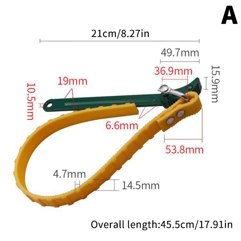 Adjustable Belt Wrench Oil Filter Puller Removal Tool Rubber Strap Spanner Wrench Chain Wrench Strap Opener Disassembly Tools A 8
Adjustable Belt Wrench Oil Filter Puller Removal Tool Rubber Strap Spanner Wrench Chain Wrench Strap Opener Disassembly Tools A 8