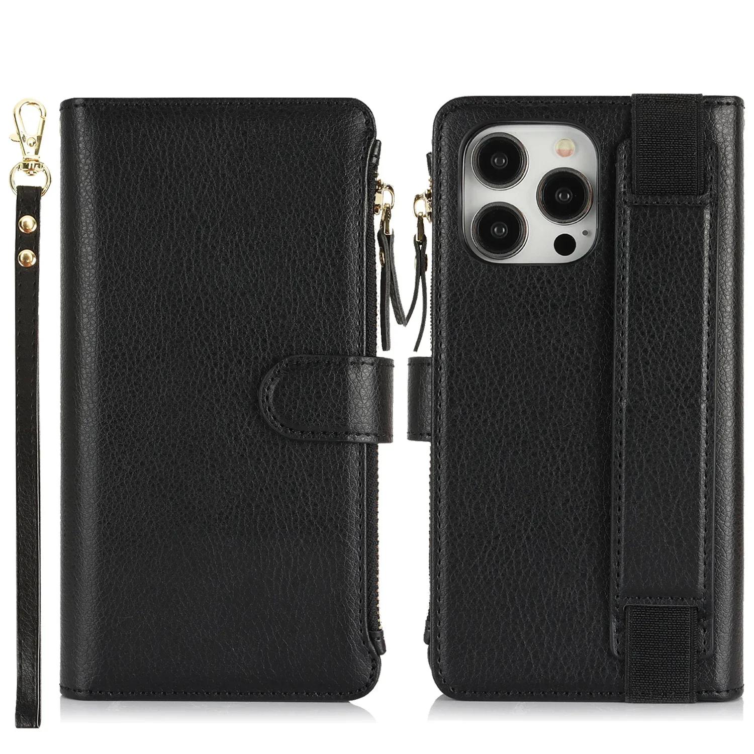 Multifunctional Zipper Card Solt Leather Wallet Case For iPhone 15 Pro Max 16 Plus 14 13 12 11 SE 2022 Stand Wristband Bag Cover For iPhone 16ProMax чёрный
Multifunctional Zipper Card Solt Leather Wallet Case For iPhone 15 Pro Max 16 Plus 14 13 12 11 SE 2022 Stand Wristband Bag Cover For iPhone 16ProMax чёрный