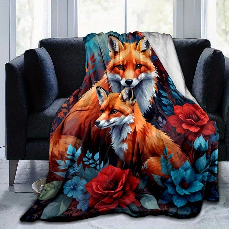 1шт. Семейство лис с цветами Домашний Офисный Уличный Плед 100x150cm
1шт. Семейство лис с цветами Домашний Офисный Уличный Плед 100x150cm