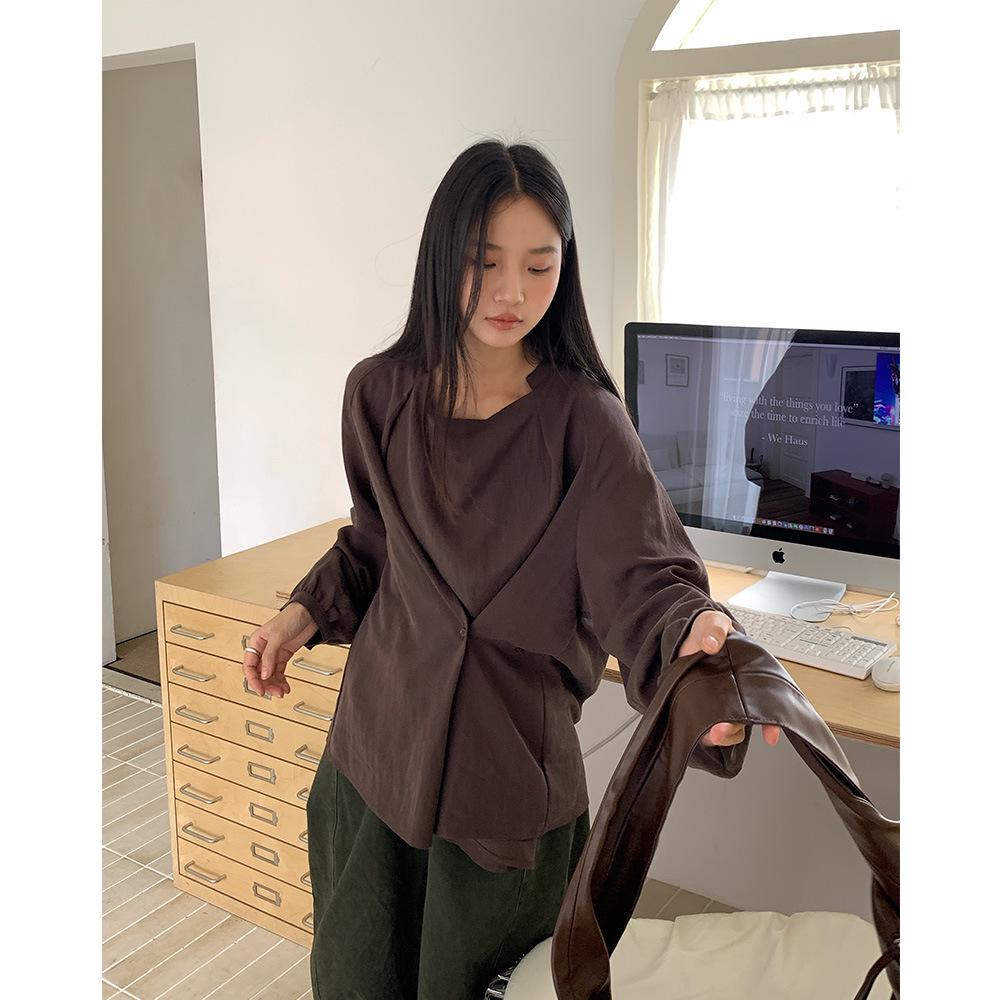 Women s Korean Style Solid Color Long Sleeve Mid-Length Shirt - Autumn/Winter Special серый
Women s Korean Style Solid Color Long Sleeve Mid-Length Shirt - Autumn/Winter Special серый