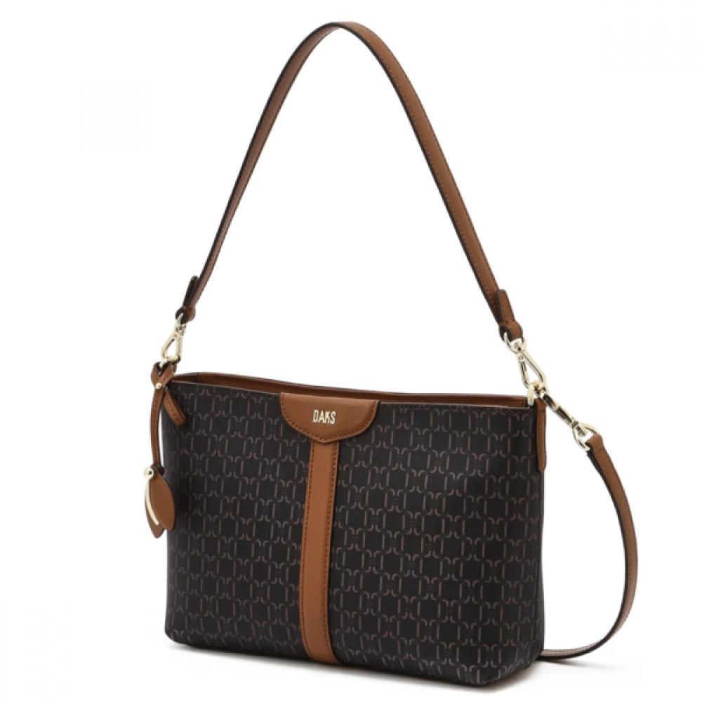 Daks Brown Leather Shoulder Bag With Logo Decoration Dcba6f867w3 Single option
Daks Brown Leather Shoulder Bag With Logo Decoration Dcba6f867w3 Single option