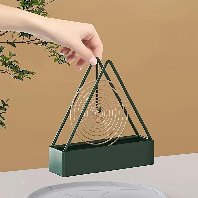 1 Triangular Mosquito Coil Holder - Metal Hanging Ash Collector, Household Summer Decorative Incense Candle Triangular Stand зелений
1 Triangular Mosquito Coil Holder - Metal Hanging Ash Collector, Household Summer Decorative Incense Candle Triangular Stand зелений