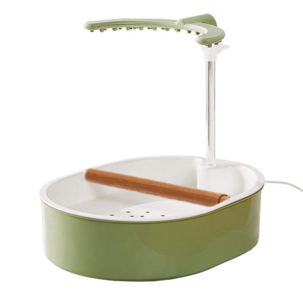 Comfort Automatic Bird Bathtub with Resting Stick Bird Water Sprayer Playtime Birds Green Wooden
Comfort Automatic Bird Bathtub with Resting Stick Bird Water Sprayer Playtime Birds Green Wooden