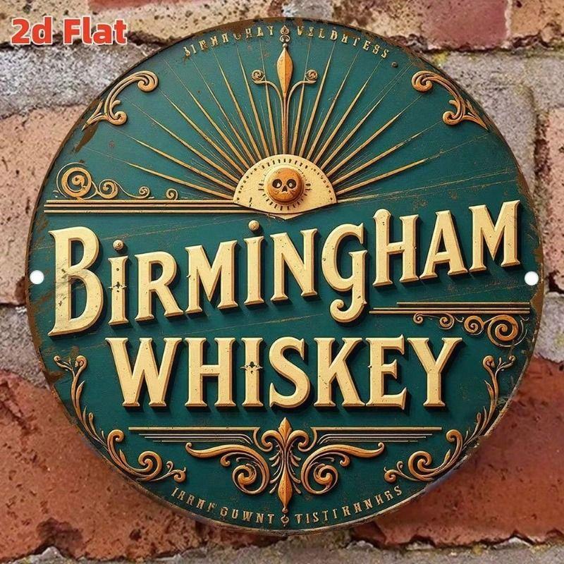 Metal Poster Wall Art Whiskey Birmingham Vintage Tavern Bar Decor
Metal Poster Wall Art Whiskey Birmingham Vintage Tavern Bar Decor