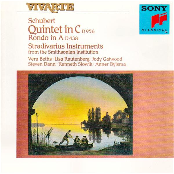 CD FRANZ SCHUBERT VERA BETHS LISA Quintet In C D 956 Rondo In A D SK46669 Sony Classical 1991 Austria Classical Used
CD FRANZ SCHUBERT VERA BETHS LISA Quintet In C D 956 Rondo In A D SK46669 Sony Classical 1991 Austria Classical Used