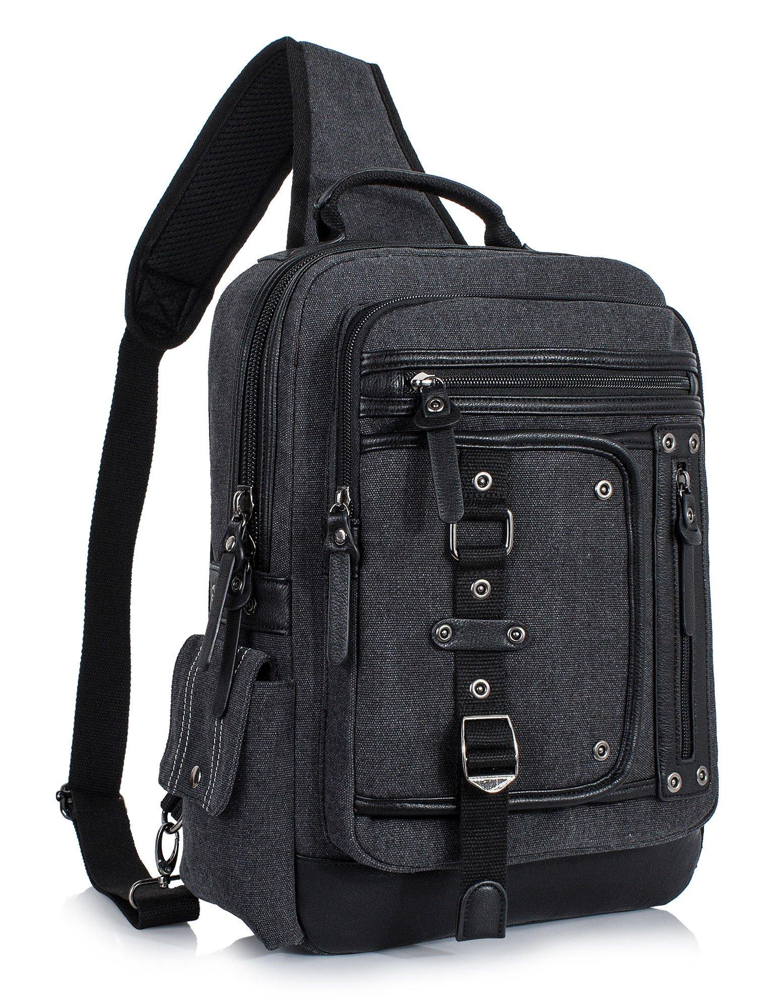 Leaper Canvas Body Large Fits Multifunctional for and Travel Men s Backpack, One-Shoulder Bag, Capacity, 13-inch Laptops, Commuting, School,
Leaper Canvas Body Large Fits Multifunctional for and Travel Men s Backpack, One-Shoulder Bag, Capacity, 13-inch Laptops, Commuting, School,
