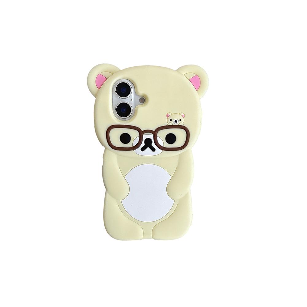 Cute 3D Cartoon Glasses Rilakkuma Bear Soft Silicone Back Cover For iPhone 16 Plus 15 14 13 12 11 Pro X XS Max XR 6 7 8 Plus SE iPhone6 Or iPhone 6s бежевий
Cute 3D Cartoon Glasses Rilakkuma Bear Soft Silicone Back Cover For iPhone 16 Plus 15 14 13 12 11 Pro X XS Max XR 6 7 8 Plus SE iPhone6 Or iPhone 6s бежевий