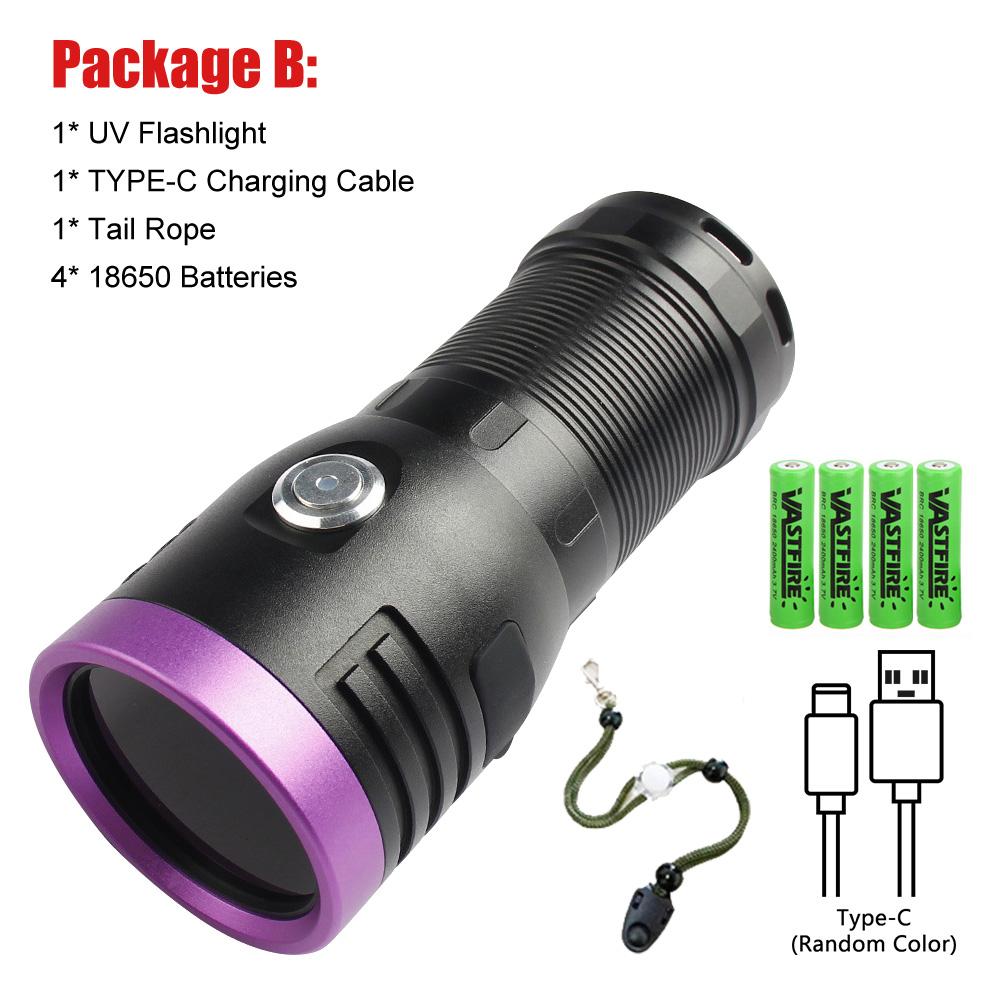 120 Вт 6x365 нм УФ мощный ультрафиолетовый фонарик USB перезаряжаемый черный фонарь отверждающий денежную руду флуоресцентный детектор скорпион
120 Вт 6x365 нм УФ мощный ультрафиолетовый фонарик USB перезаряжаемый черный фонарь отверждающий денежную руду флуоресцентный детектор скорпион