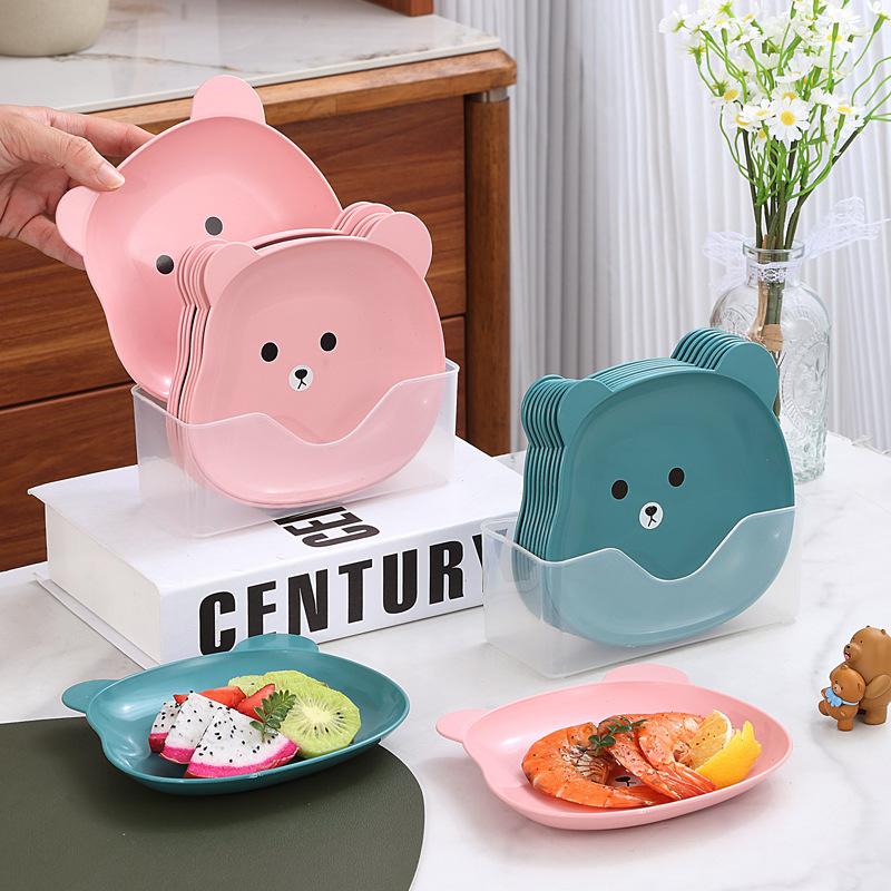 10PCS Mini Cute Cartoon Shape Bear Spit Bone Dish Creative Desktop Trash Tray Snack Food Residue Fruit Plate Kitchen Tableware
10PCS Mini Cute Cartoon Shape Bear Spit Bone Dish Creative Desktop Trash Tray Snack Food Residue Fruit Plate Kitchen Tableware