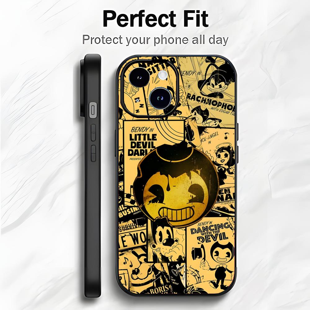 Horror Game B-Bendy And The Ink Machine Phone Case Phone Case Soft Packaging Lightweight For iPhone17 16 15 14 13ProMax iphone12promax
Horror Game B-Bendy And The Ink Machine Phone Case Phone Case Soft Packaging Lightweight For iPhone17 16 15 14 13ProMax iphone12promax