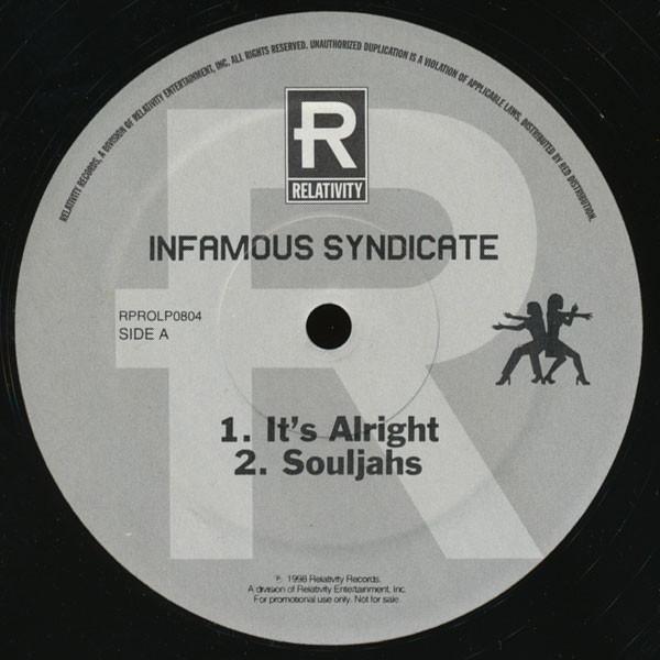 12inch Record INFAMOUS SYNDICATE - It s Alright RPROLP0804PROMO Relativity 1998 US Rap & Hip-Hop/R&B Used
12inch Record INFAMOUS SYNDICATE - It s Alright RPROLP0804PROMO Relativity 1998 US Rap & Hip-Hop/R&B Used
