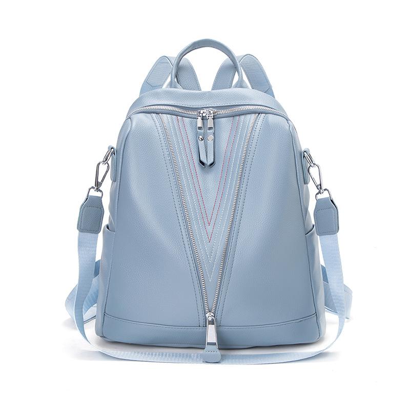 Модный и трендовый рюкзак для женщин, добирающихся на работу, с большой вместимостью для повседневной носки синий
Модный и трендовый рюкзак для женщин, добирающихся на работу, с большой вместимостью для повседневной носки синий