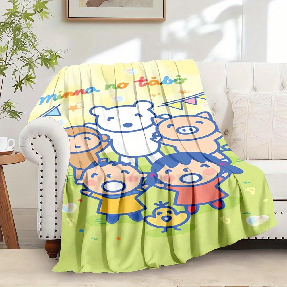 1pc Flannel Minna, Tabo, SanrioThrow Blanket, Cartoon Truck Pattern Printed Blanket, Warm Cozy Soft Blanket For Couch Bed Sofa Car Office Ca 130x150cm
1pc Flannel Minna, Tabo, SanrioThrow Blanket, Cartoon Truck Pattern Printed Blanket, Warm Cozy Soft Blanket For Couch Bed Sofa Car Office Ca 130x150cm