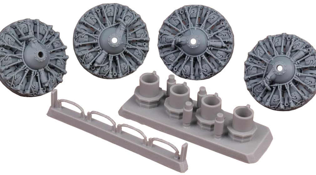 SBS Model Engine Upgrade Set HK Plastic Model Parts SBM32002 1/32 B-17F/G (for Model) (Airplane)
SBS Model Engine Upgrade Set HK Plastic Model Parts SBM32002 1/32 B-17F/G (for Model) (Airplane)