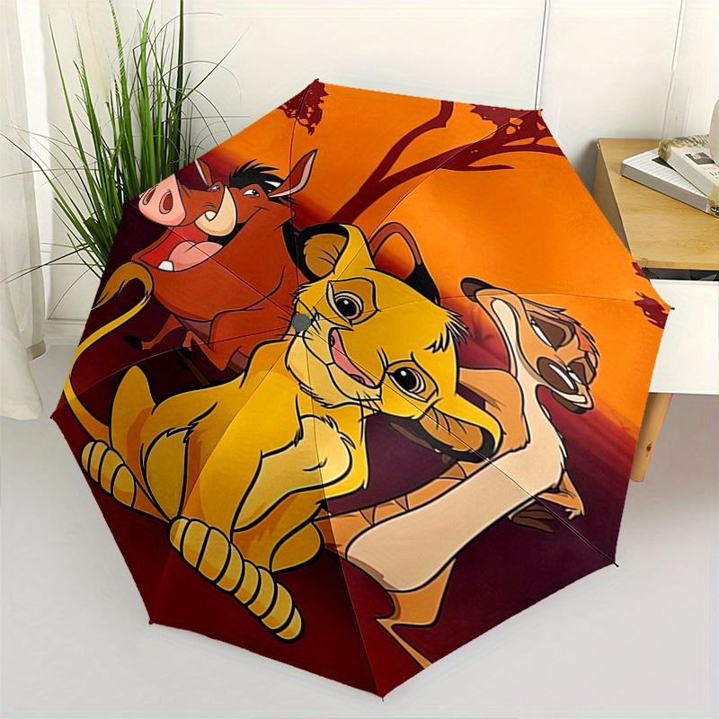Lion King Themed Automatic Opening and Closing Folding Umbrella, Reinforced 8 Ribs, Compact Travel Design, Fashionable Folding Umbrella, Val
Lion King Themed Automatic Opening and Closing Folding Umbrella, Reinforced 8 Ribs, Compact Travel Design, Fashionable Folding Umbrella, Val