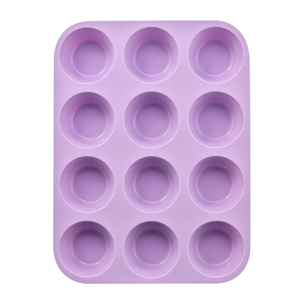 12-Hole Round Silicone Cake and Muffin Mold with Connected 24-Hole Baking Pan фіолетовий
12-Hole Round Silicone Cake and Muffin Mold with Connected 24-Hole Baking Pan фіолетовий