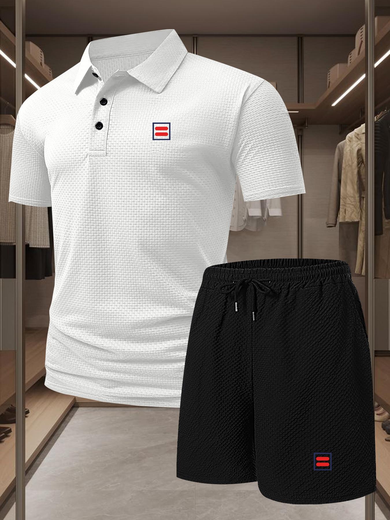 Mens Summer Track Suits 2 Piece Shorts Sets Short Sleeve Sweatsuit Outfits Golf Polo Shirts XXL білий
Mens Summer Track Suits 2 Piece Shorts Sets Short Sleeve Sweatsuit Outfits Golf Polo Shirts XXL білий
