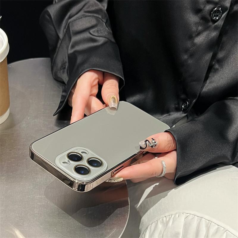 Fashion Glossy Cooling Tempered Glass Phone Case For iPhone 11 12 13 14 15 16 Pro Max Lens Protect Film Shockproof Protect Cover For iPhone 11
Fashion Glossy Cooling Tempered Glass Phone Case For iPhone 11 12 13 14 15 16 Pro Max Lens Protect Film Shockproof Protect Cover For iPhone 11