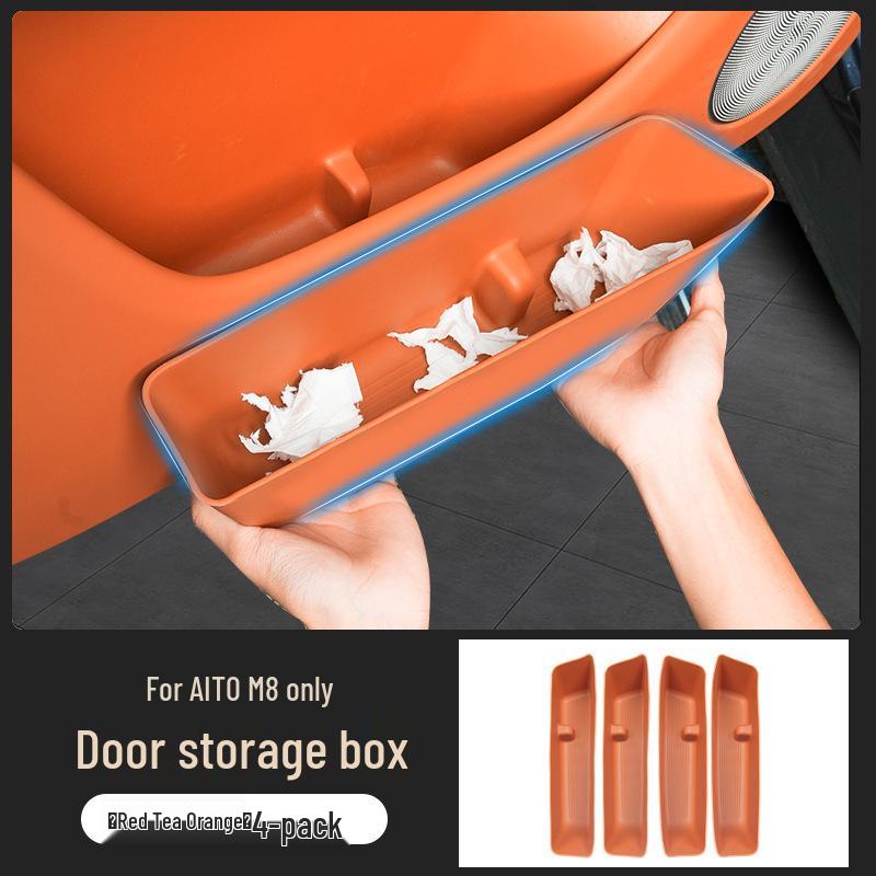 Door Groove Mats, Trash Bag Holders, Storage Boxes, Car Interior Accessories For AITO M8
Door Groove Mats, Trash Bag Holders, Storage Boxes, Car Interior Accessories For AITO M8