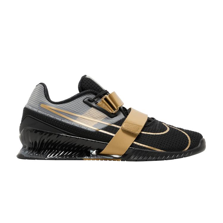 Nike Romaleos 4 Чорний Металік Золотий 40.5
Nike Romaleos 4 Чорний Металік Золотий 40.5