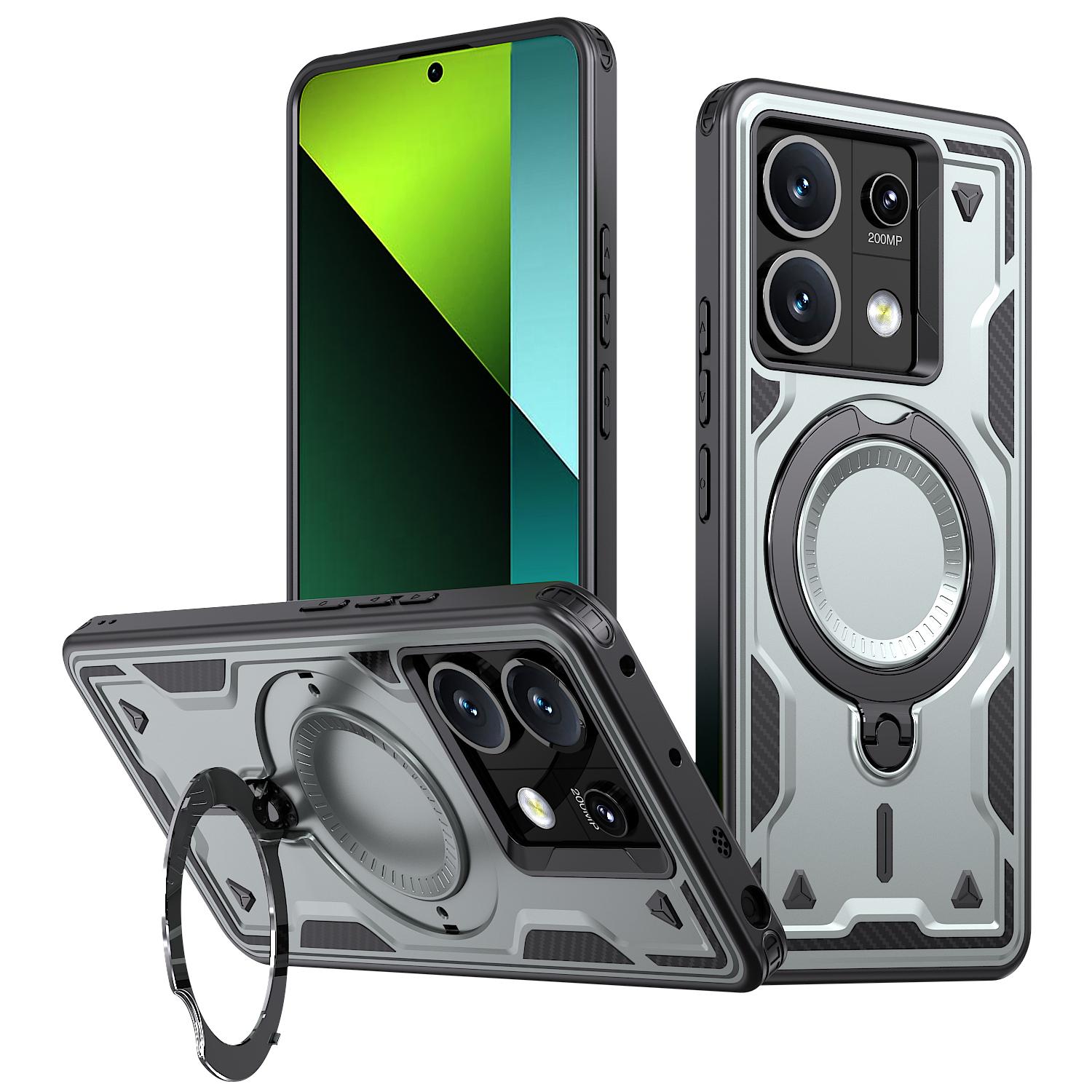 For Xiaomi Redmi Note 13 5G Magnetic Case Military Protection PC+TPU Kickstand Phone Cover E
For Xiaomi Redmi Note 13 5G Magnetic Case Military Protection PC+TPU Kickstand Phone Cover E
