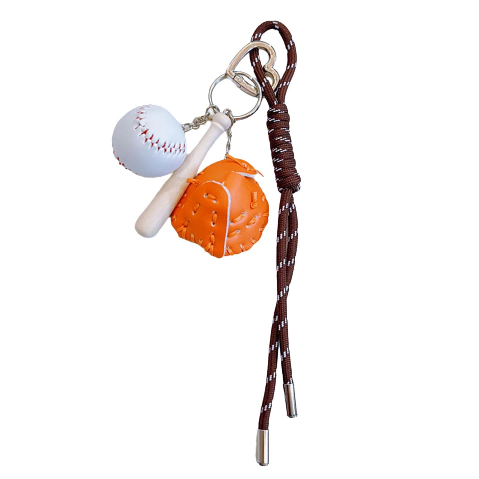 Baseball Keyring with Wood Bat and PU Leather Glove Charm Unique Bag Pendant Handbag Charm Handmade Sports Accessory 6
Baseball Keyring with Wood Bat and PU Leather Glove Charm Unique Bag Pendant Handbag Charm Handmade Sports Accessory 6