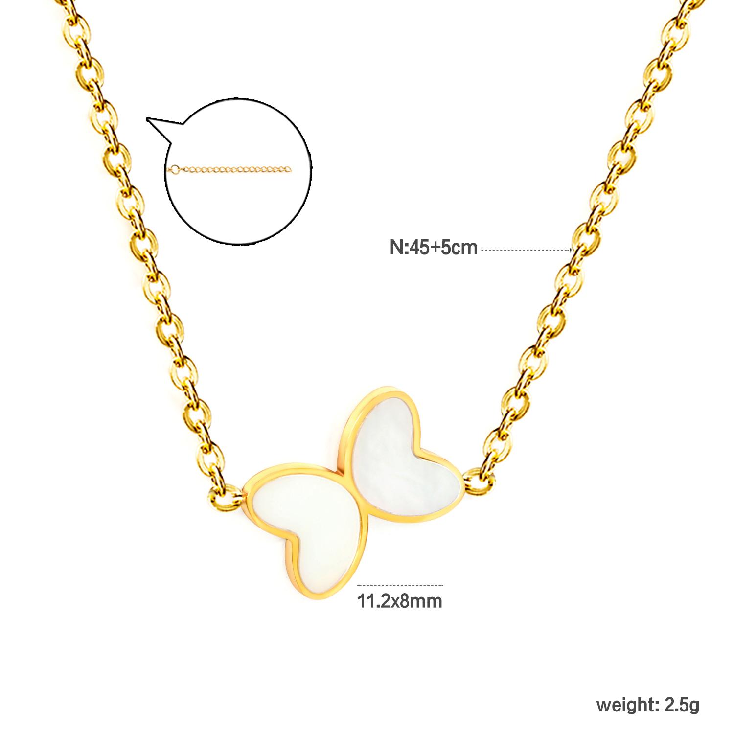 Gentle Temperament Butterfly Pendant, Exquisite and Light Luxury Jewelry, Stainless Steel Fashion Accessory for Girls INS Style
Gentle Temperament Butterfly Pendant, Exquisite and Light Luxury Jewelry, Stainless Steel Fashion Accessory for Girls INS Style