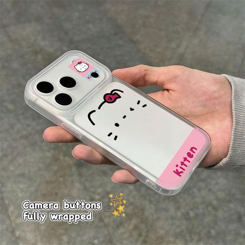 Transparent Button Case for Apple 16/17 - Frosted Edge & Cute Cartoon Designs for 13/16 Pro/17 Pro Max iPhone 17 Pro Integral Camera Button
Transparent Button Case for Apple 16/17 - Frosted Edge & Cute Cartoon Designs for 13/16 Pro/17 Pro Max iPhone 17 Pro Integral Camera Button