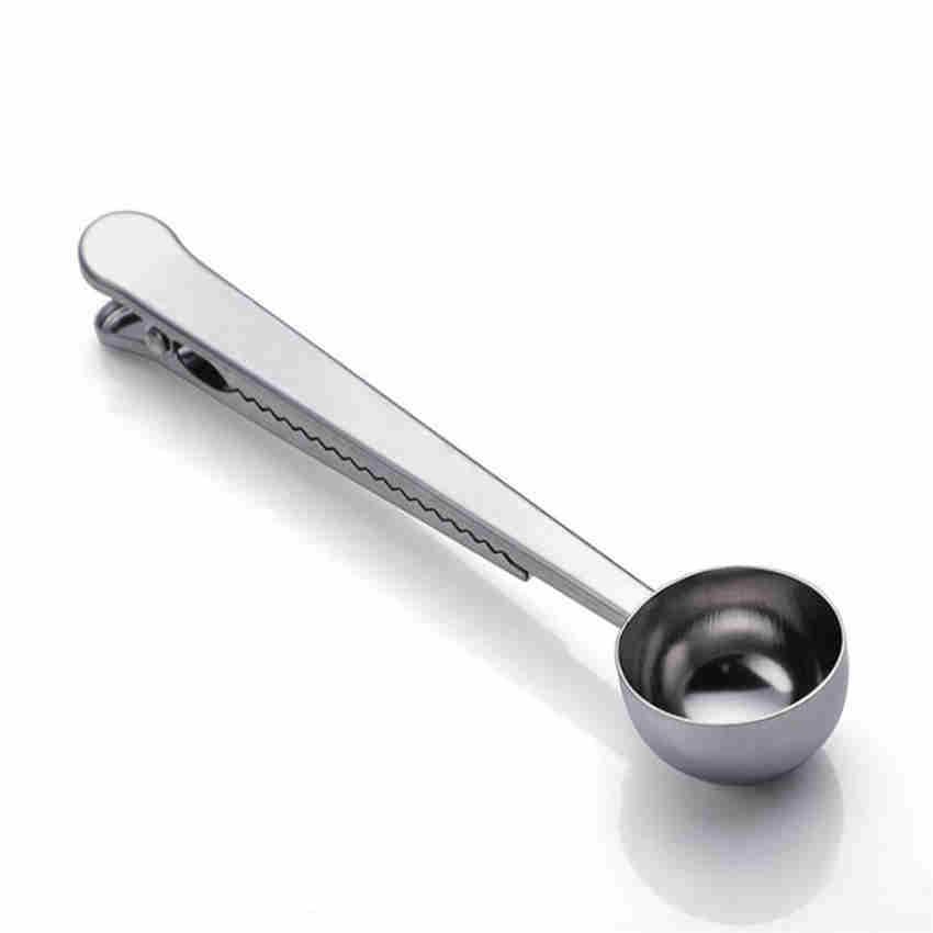 2 In1 Stainless Steel Ground Coffee Tea Measure Scoop Tea Spoon with Bag Seal Clips срібний
2 In1 Stainless Steel Ground Coffee Tea Measure Scoop Tea Spoon with Bag Seal Clips срібний