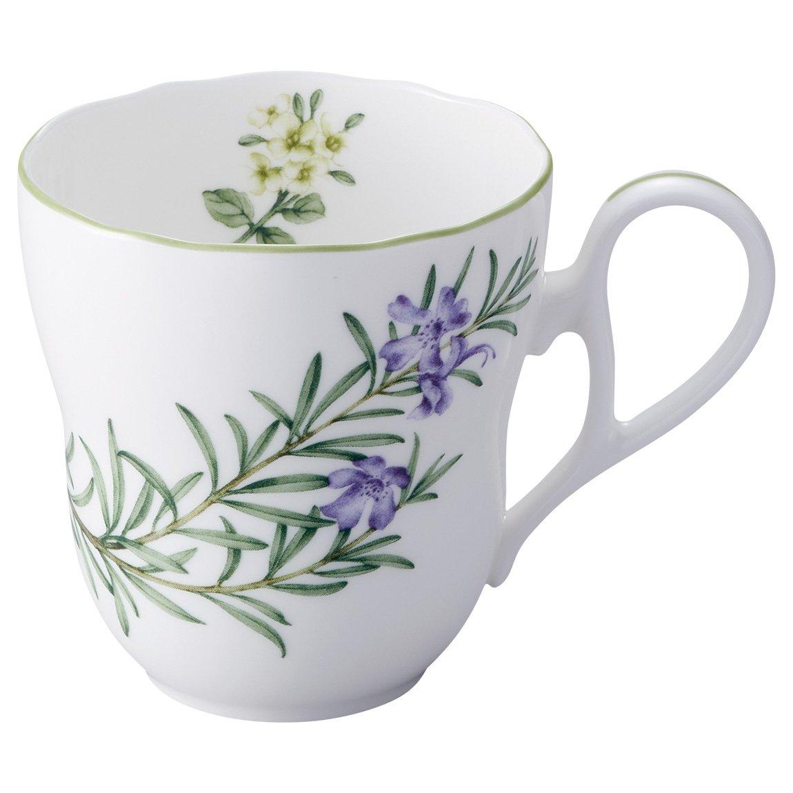 Noritake English Herbs Rosemary Bone Mug, 295cc, Microwave-Safe, China, T97855/4942
Noritake English Herbs Rosemary Bone Mug, 295cc, Microwave-Safe, China, T97855/4942
