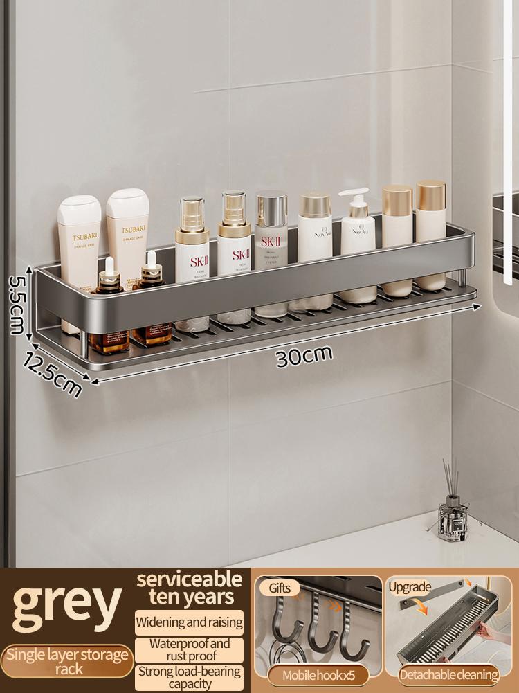Aluminum kitchen rack kitchen shelf toilet storage no drill hanging rack bathroom organizer hang on the wall kitchen 1 Tier
Aluminum kitchen rack kitchen shelf toilet storage no drill hanging rack bathroom organizer hang on the wall kitchen 1 Tier