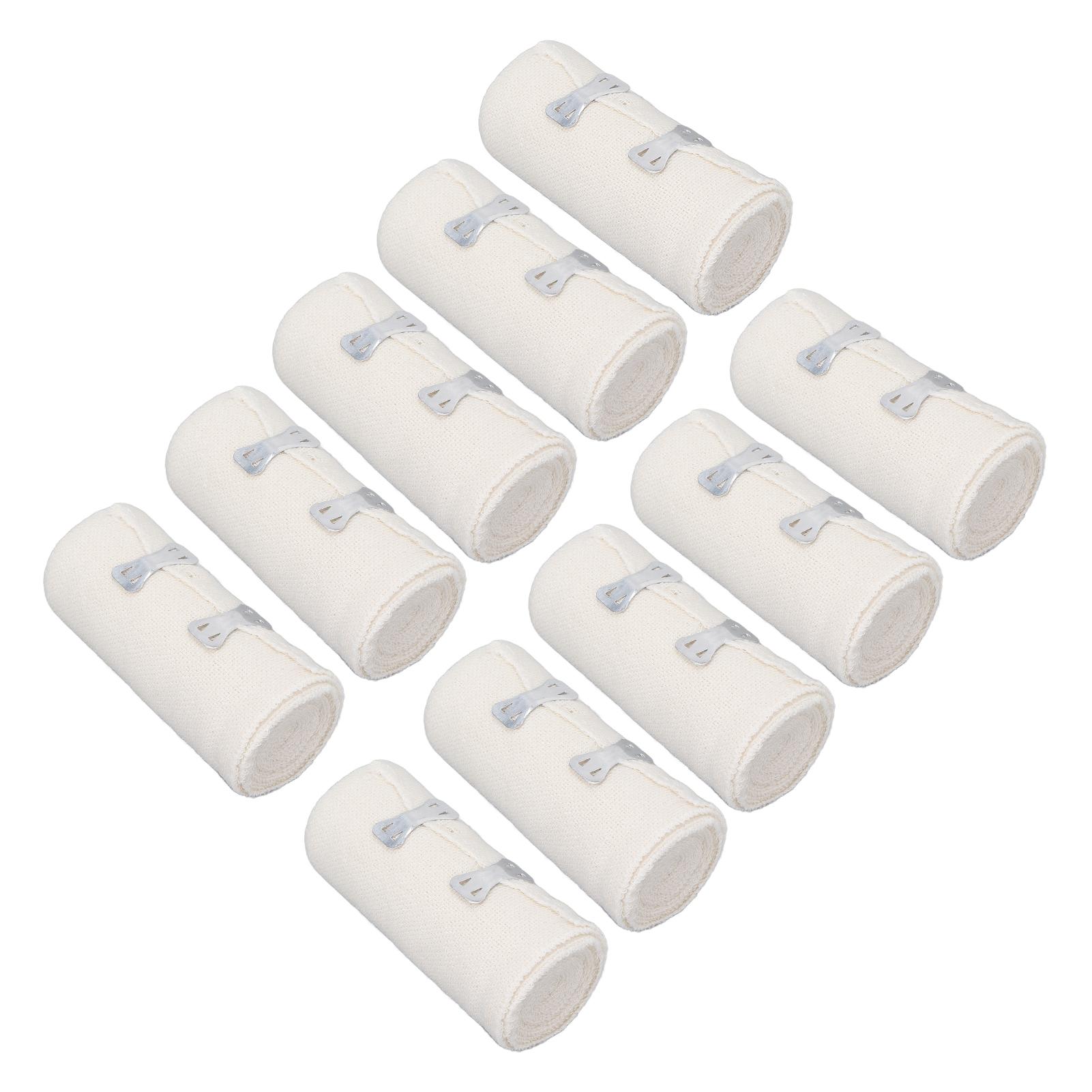10 Rolls Wrap Bandage Elastic Atheletic Sports Compression Bandage Wrap 0.1 X 4.9 Yards
10 Rolls Wrap Bandage Elastic Atheletic Sports Compression Bandage Wrap 0.1 X 4.9 Yards